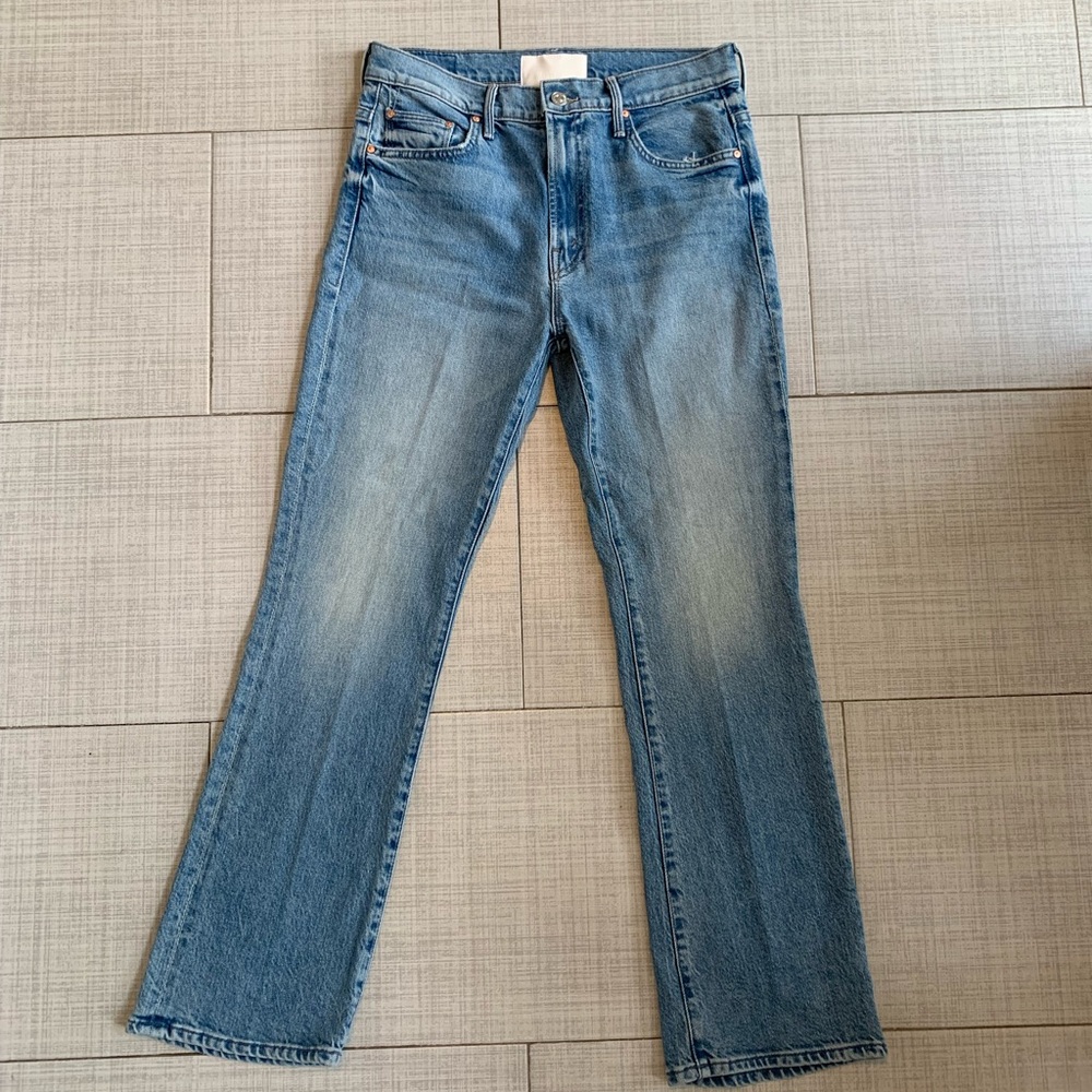 MOTHER The Insider Flood Ankle Jeans